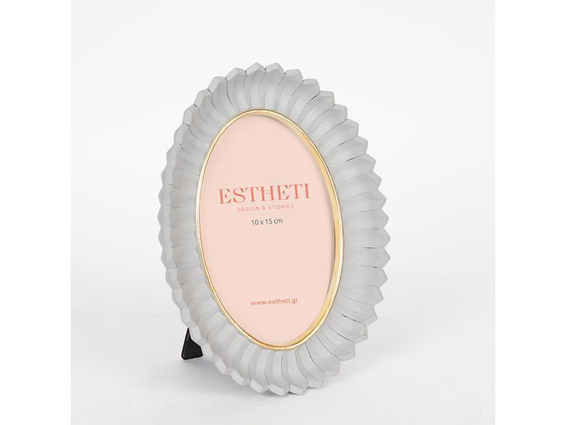 ESTHETI 756-12041 Κορνίζα (10Χ15), Πολυρεσιν, ΓκριΙ- Χρυσο, 15x2.5x20cm 0039662 ESTHETI 756-12041 Κορνίζα (10Χ15), Πολυρεσιν, ΓκριΙ- Χρυσο, 15x2.5x20cm 0039662
