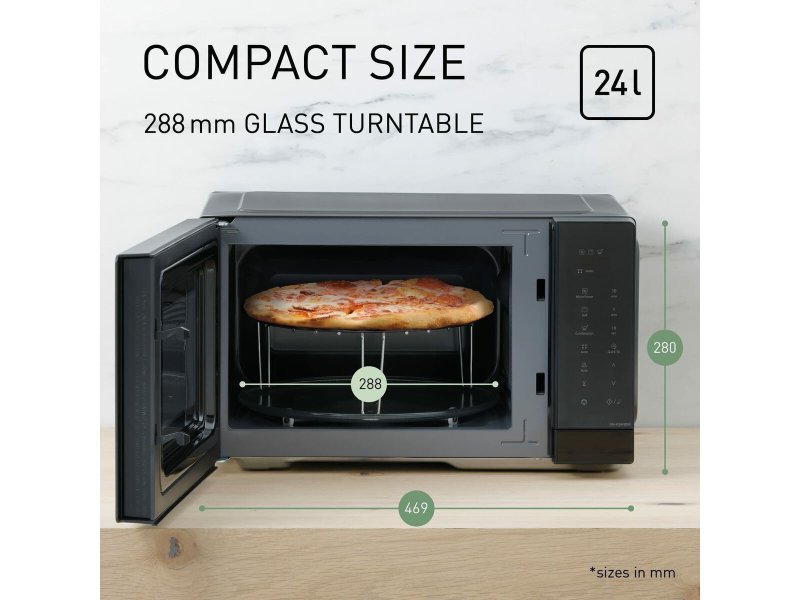 PANASONIC NN-K36NBMEP Φούρνος Μικροκυμάτων με Grill 24lt Μαύρος 0039741 PANASONIC NN-K36NBMEP Φούρνος Μικροκυμάτων με Grill 24lt Μαύρος 0039741