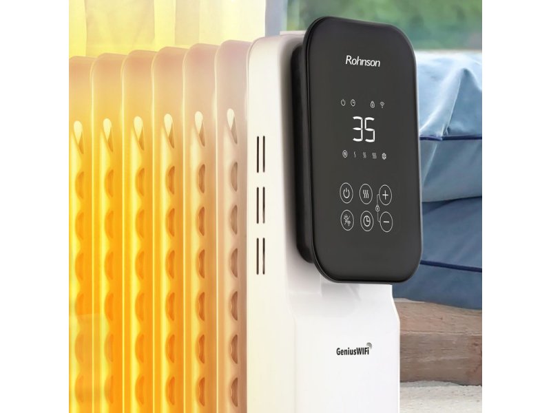 ROHNSON R-2511-23 Καλοριφέρ Λαδιού με 11 φέτες 2500W 0039980 ROHNSON R-2511-23 Καλοριφέρ Λαδιού με 11 φέτες 2500W 0039980