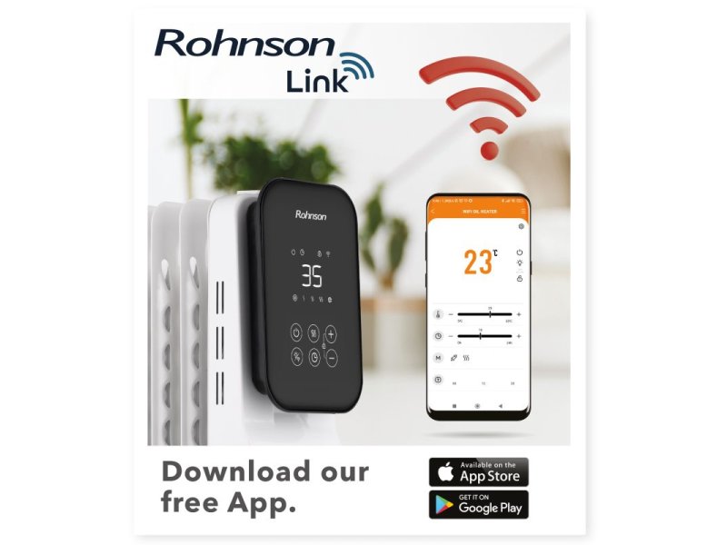 ROHNSON R-2511-23 Καλοριφέρ Λαδιού με 11 φέτες 2500W 0039980 ROHNSON R-2511-23 Καλοριφέρ Λαδιού με 11 φέτες 2500W 0039980