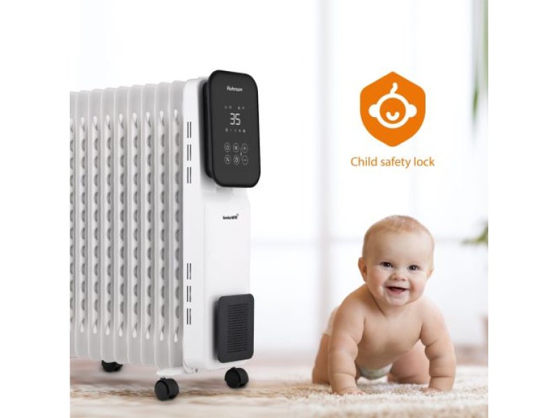 ROHNSON R-2511-23 Καλοριφέρ Λαδιού με 11 φέτες 2500W 0039980 ROHNSON R-2511-23 Καλοριφέρ Λαδιού με 11 φέτες 2500W 0039980