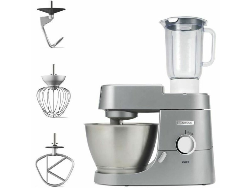 KENWOOD CHEF KVC3110S Κουζινομηχανή 1000W με Ανοξείδωτο Κάδο 4.6lt Ασημί 0040120 KENWOOD CHEF KVC3110S Κουζινομηχανή 1000W με Ανοξείδωτο Κάδο 4.6lt Ασημί 0040120