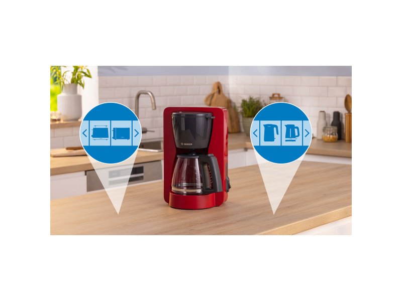 BOSCH TKA2M114 MyMoment Καφετιέρα Φίλτρου Κόκκινο 1200W 0040148 BOSCH TKA2M114 MyMoment Καφετιέρα Φίλτρου Κόκκινο 1200W 0040148