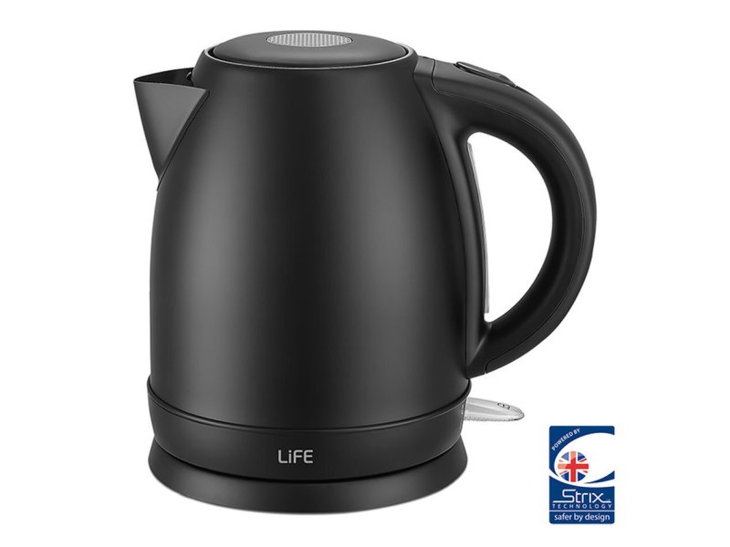 LIFE PEARL Strix Βραστήρας 1.7lt 2200W Μαύρος 0040153 LIFE PEARL Strix Βραστήρας 1.7lt 2200W Μαύρος 0040153