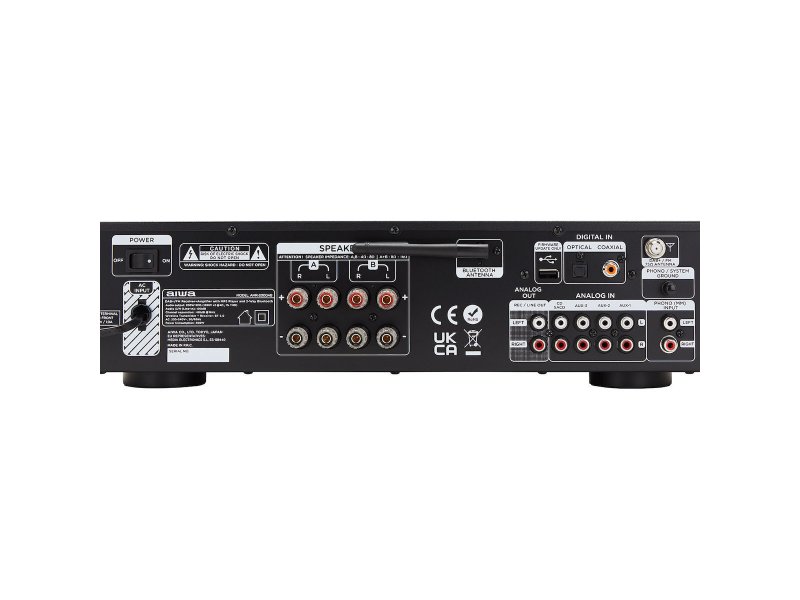 AIWA AMR-200DAB/BK Τελικός Ενισχυτής Hi-Fi Stereo 100W/4Ω Μαύρος 0040222 AIWA AMR-200DAB/BK Τελικός Ενισχυτής Hi-Fi Stereo 100W/4Ω Μαύρος 0040222