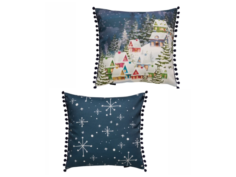 KENTIA Snow 2418 Μαξιλαροθήκη Διακοσμητική (50Χ50) Σετ 2 Τεμ 0040254 KENTIA Snow 2418 Μαξιλαροθήκη Διακοσμητική (50Χ50) Σετ 2 Τεμ 0040254
