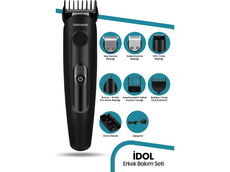 GOLDMASTER GM-8173 Idol 11 σε 1 Σέτ Περιποίησης 0040301 GOLDMASTER GM-8173 Idol 11 σε 1 Σέτ Περιποίησης 0040301