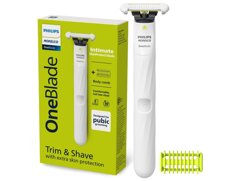 PHILIPS QP1924/30 OneBlade Body Groomer & Trimmer για Άντρες & Γυναίκες (ιδανικό για την ευαίσθητη περιοχή) Wet&Dry 0040360 PHILIPS QP1924/30 OneBlade Body Groomer & Trimmer για Άντρες & Γυναίκες (ιδανικό για την ευαίσθητη περιοχή) Wet&Dry 0040360