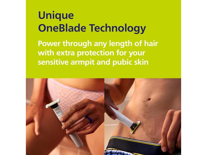 PHILIPS QP1924/30 OneBlade Body Groomer & Trimmer για Άντρες & Γυναίκες (ιδανικό για την ευαίσθητη περιοχή) Wet&Dry 0040360 PHILIPS QP1924/30 OneBlade Body Groomer & Trimmer για Άντρες & Γυναίκες (ιδανικό για την ευαίσθητη περιοχή) Wet&Dry 0040360