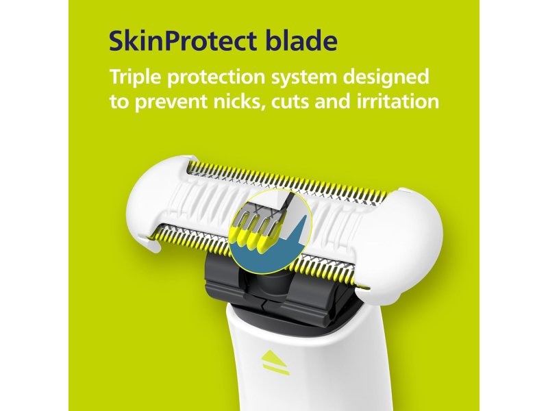 PHILIPS QP1924/30 OneBlade Body Groomer & Trimmer για Άντρες & Γυναίκες (ιδανικό για την ευαίσθητη περιοχή) Wet&Dry 0040360 PHILIPS QP1924/30 OneBlade Body Groomer & Trimmer για Άντρες & Γυναίκες (ιδανικό για την ευαίσθητη περιοχή) Wet&Dry 0040360