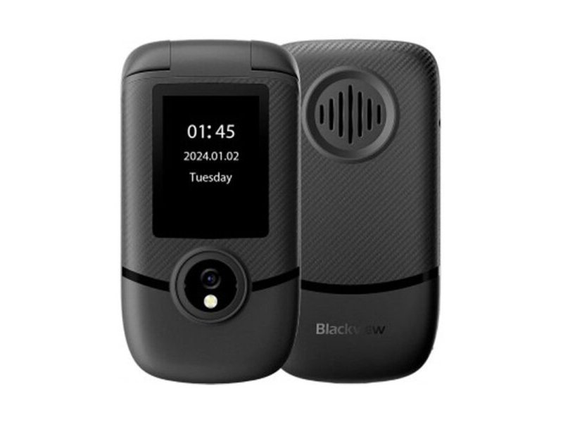 BLACKVIEW 4G DUAL-SCREEN FLIP PHONE (48MB+128MB) MIDNIGHT BLACK 0040490 BLACKVIEW 4G DUAL-SCREEN FLIP PHONE (48MB+128MB) MIDNIGHT BLACK 0040490