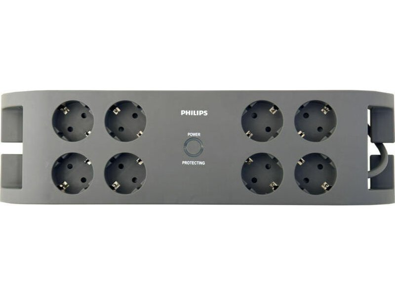 PHILIPS SPN3180A/GRS Πολύπριζο Ασφαλείας 8 Θέσεων με Διακόπτη και Καλώδιο 2m Γκρι 0040547 PHILIPS SPN3180A/GRS Πολύπριζο Ασφαλείας 8 Θέσεων με Διακόπτη και Καλώδιο 2m Γκρι 0040547