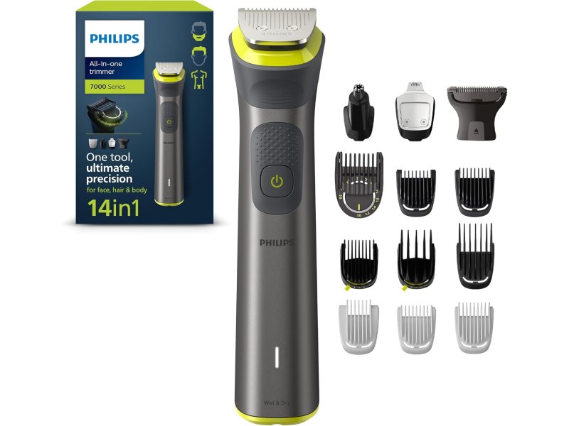 PHILIPS MG7930/15 Επαναφορτιζόμενη Κουρευτική Μηχανή 14 σε 1 (για πρόσωπο, μαλλιά, αυτιά, μύτη και σώμα) 0040563 PHILIPS MG7930/15 Επαναφορτιζόμενη Κουρευτική Μηχανή 14 σε 1 (για πρόσωπο, μαλλιά, αυτιά, μύτη και σώμα) 0040563