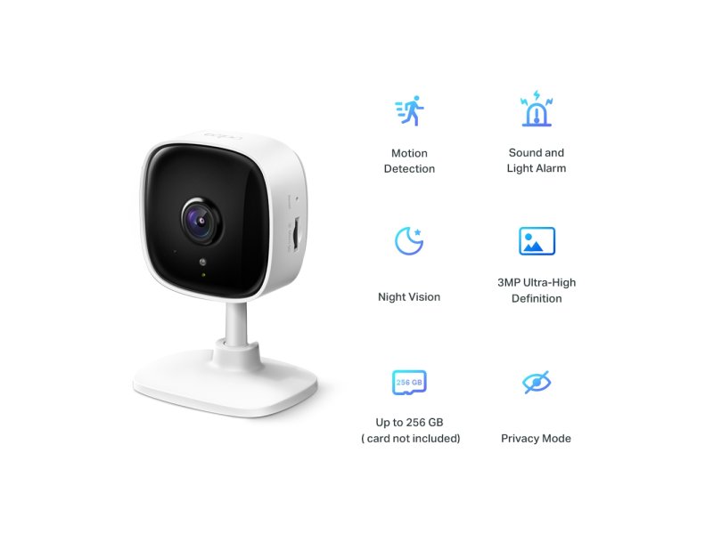 TP-LINK TAPO C110 v2.2 IP Κάμερα Παρακολούθησης Wi-Fi Full HD 1080p με Αμφίδρομη Επικοινωνία 0040749 TP-LINK TAPO C110 v2.2 IP Κάμερα Παρακολούθησης Wi-Fi Full HD 1080p με Αμφίδρομη Επικοινωνία 0040749
