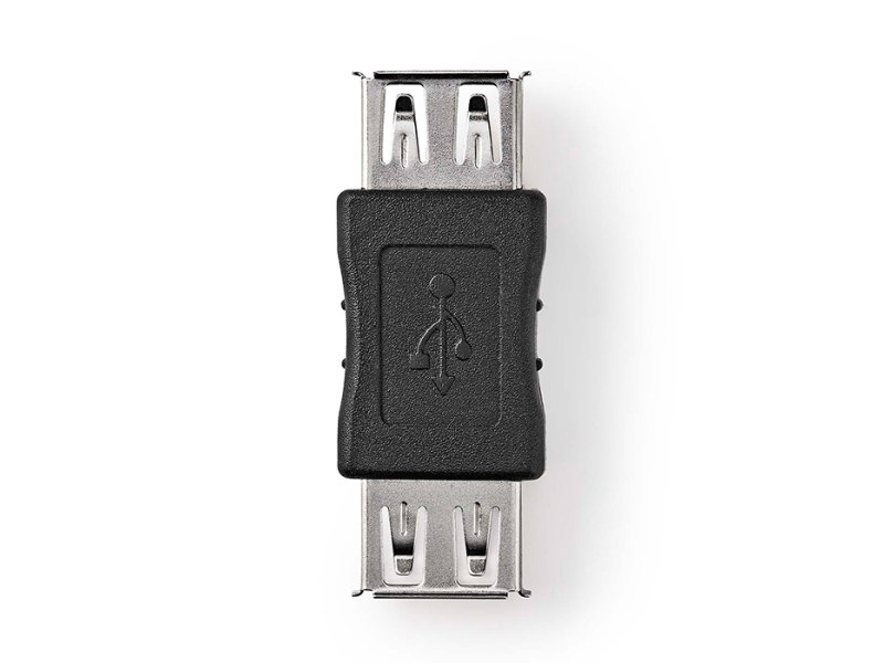NEDIS CCGB60900BK USB 2.0 TYPE A Αντάπτορας 480Mbps Μαύρο 0040786 NEDIS CCGB60900BK USB 2.0 TYPE A Αντάπτορας 480Mbps Μαύρο 0040786