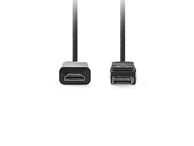 NEDIS CCGL37100BK20 Displayport Καλώδιο Αρσ - HDMI Connector 1080p 2.00m Μαύρο 0040787 NEDIS CCGL37100BK20 Displayport Καλώδιο Αρσ - HDMI Connector 1080p 2.00m Μαύρο 0040787