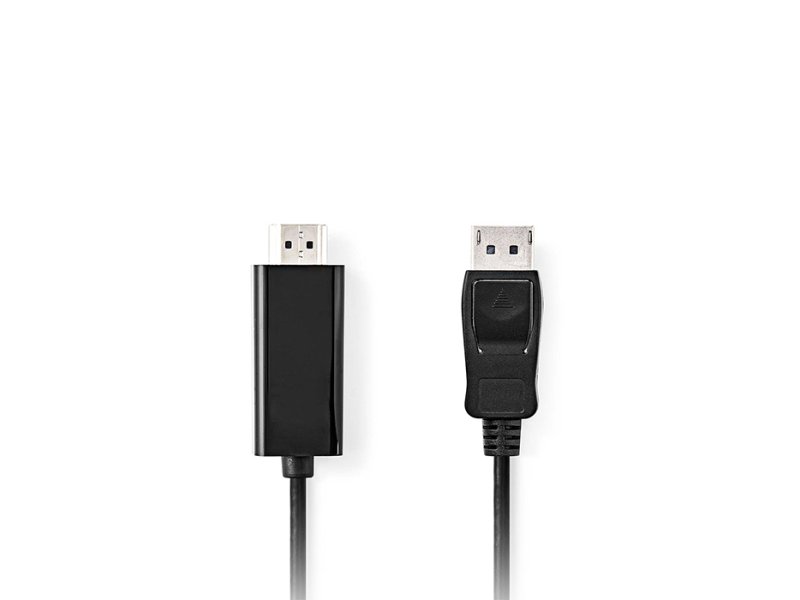 NEDIS CCGL37100BK20 Displayport Καλώδιο Αρσ - HDMI Connector 1080p 2.00m Μαύρο 0040787 NEDIS CCGL37100BK20 Displayport Καλώδιο Αρσ - HDMI Connector 1080p 2.00m Μαύρο 0040787