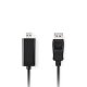 NEDIS CCGL37100BK20 Displayport Καλώδιο Αρσ - HDMI Connector 1080p 2.00m Μαύρο 0040787 NEDIS CCGL37100BK20 Displayport Καλώδιο Αρσ - HDMI Connector 1080p 2.00m Μαύρο 0040787