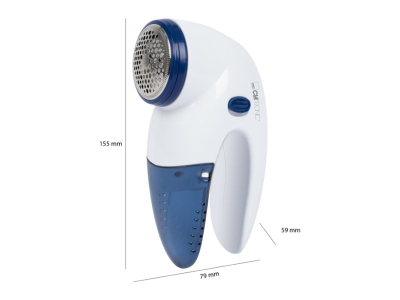 CLATRONIC CL TC 3759 Αποχνουδωτής υφασμάτων με ενσωματωμένο κύκλωμα ασφαλείας, σε λευκό / μπλε χρώμα 0040796 CLATRONIC CL TC 3759 Αποχνουδωτής υφασμάτων με ενσωματωμένο κύκλωμα ασφαλείας, σε λευκό / μπλε χρώμα 0040796