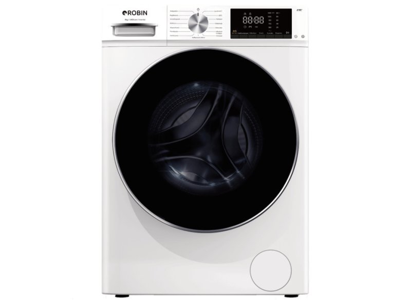 ROBIN RT-1085 Πλυντήριο Ρούχων 8kg με Ατμό 1400rpm 0040840 ROBIN RT-1085 Πλυντήριο Ρούχων 8kg με Ατμό 1400rpm 0040840