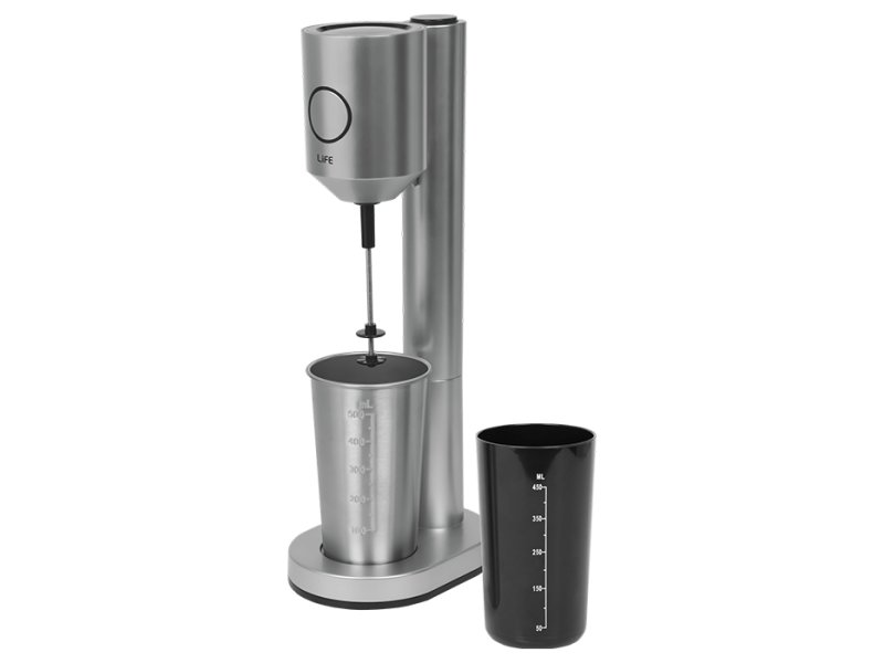 LIFE LA REINE 221-0394 Φραπεδιέρα με 1 inox + 1 πλαστικό ποτήρι και πλήκτρο push, σε ασημί χρώμα, 100W 0040937 LIFE LA REINE 221-0394 Φραπεδιέρα με 1 inox + 1 πλαστικό ποτήρι και πλήκτρο push, σε ασημί χρώμα, 100W 0040937