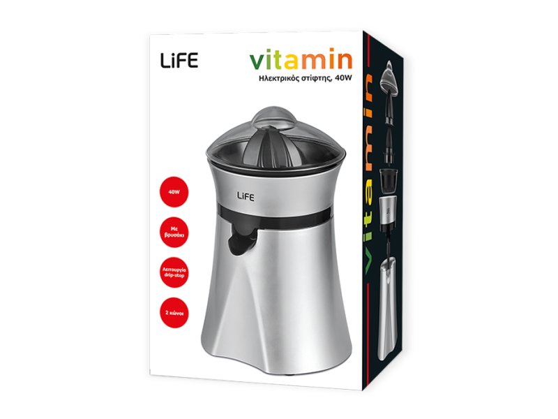 LIFE VITAMIN 221-0158 Ηλεκτρικός Στίφτης, 40W 0040942 LIFE VITAMIN 221-0158 Ηλεκτρικός Στίφτης, 40W 0040942