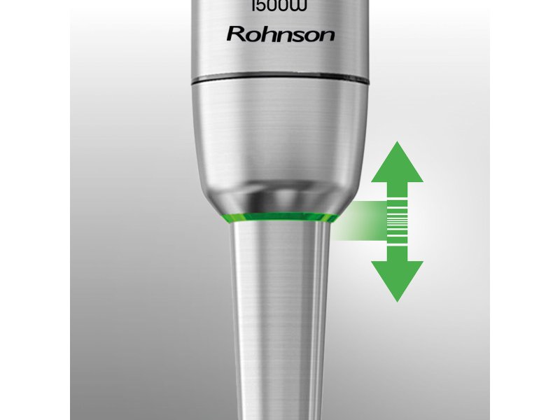 ROHNSON R-5750 BlendMaster Ραβδομπλέντερ με Ανοξείδωτη Ράβδο 1500W Ασημί 0040975 ROHNSON R-5750 BlendMaster Ραβδομπλέντερ με Ανοξείδωτη Ράβδο 1500W Ασημί 0040975