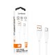 LAMTECH LAM114512 USB 2.0 Καλώδιο USB-C male - USB-A 27W Λευκό 1m 0041012 LAMTECH LAM114512 USB 2.0 Καλώδιο USB-C male - USB-A 27W Λευκό 1m 0041012