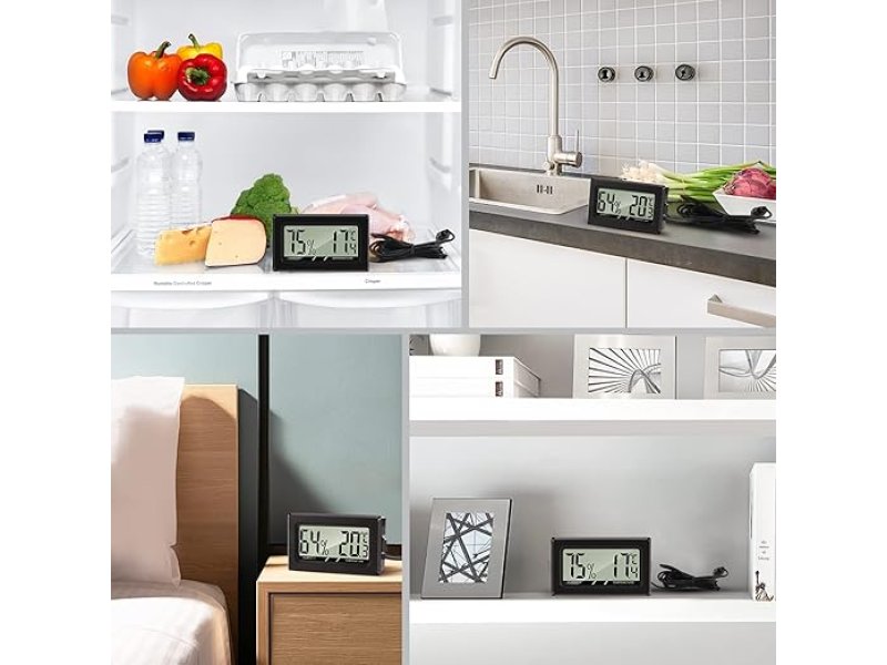 THLEVEL 41112200 Mini LCD Ψηφιακό Θερμόμετρο-Υγρόμετρο Θερμοκρασίας με Εξωτερικό Αισθητήρα για Ψυγειοκαταψύκτη 0041013 THLEVEL 41112200 Mini LCD Ψηφιακό Θερμόμετρο-Υγρόμετρο Θερμοκρασίας με Εξωτερικό Αισθητήρα για Ψυγειοκαταψύκτη 0041013