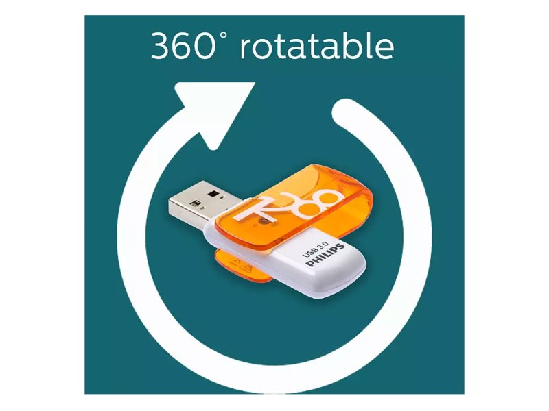 PHILIPS Vivid Edition 128GB USB3.0 USB Flash Drive 0041015 PHILIPS Vivid Edition 128GB USB3.0 USB Flash Drive 0041015