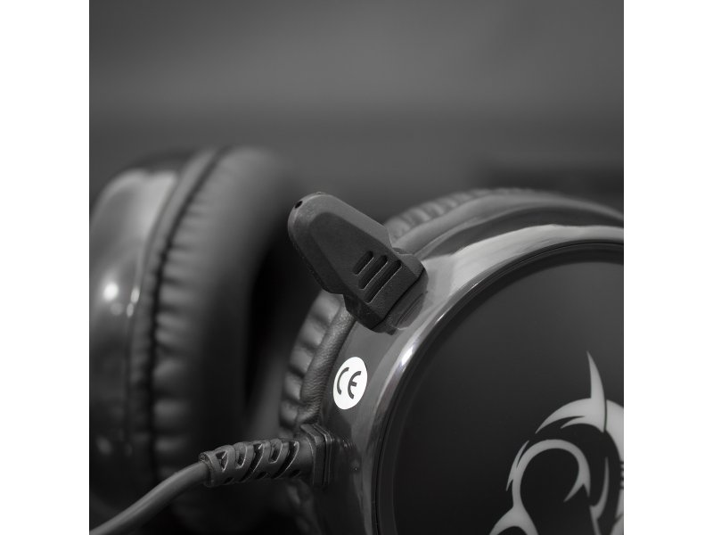 WHITE SHARK GH-1947 Margay On Ear Gaming Headset with Connection 2x3.5mm / USB 0041022 WHITE SHARK GH-1947 Margay On Ear Gaming Headset with Connection 2x3.5mm / USB 0041022