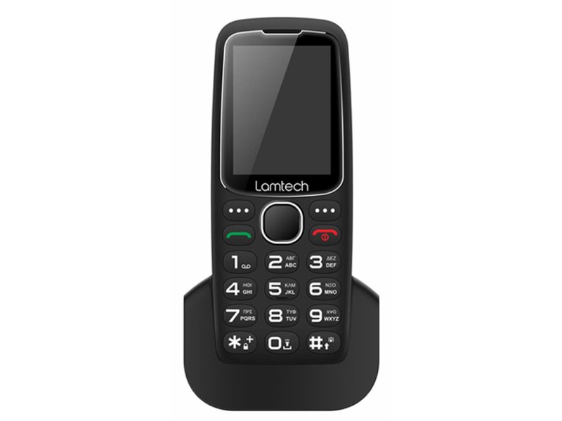 LAMTECH LAM114437 TINY L II με Dock Dual SIM Mobile (μεγάλα κουμπιά) Μαύρο 0041023 LAMTECH LAM114437 TINY L II με Dock Dual SIM Mobile (μεγάλα κουμπιά) Μαύρο 0041023