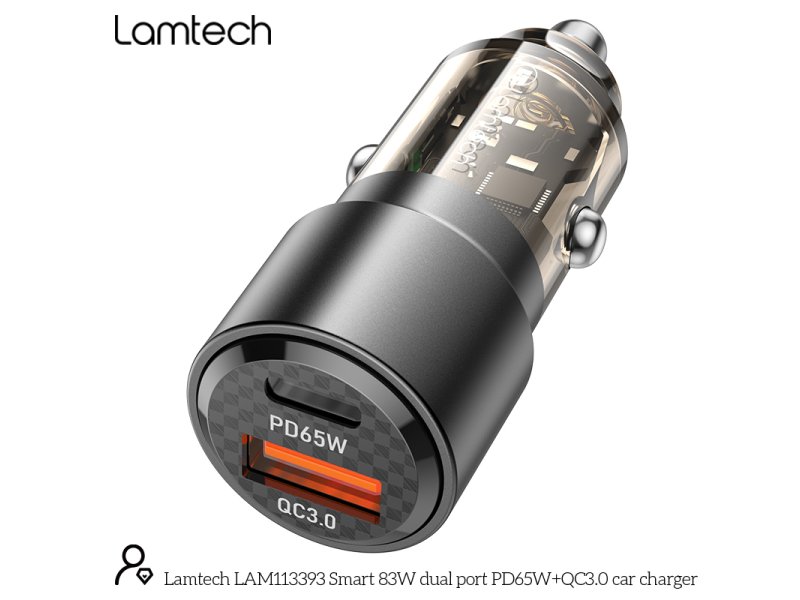 LAMTECH LAM113393 Φορτιστής Αυτοκινήτου με θύρα USB 0041025 LAMTECH LAM113393 Φορτιστής Αυτοκινήτου με θύρα USB 0041025