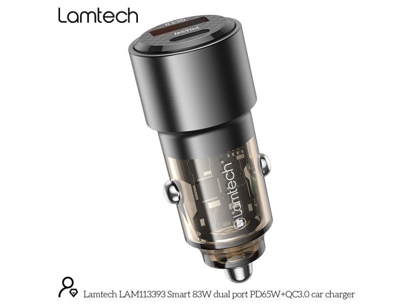 LAMTECH LAM113393 Φορτιστής Αυτοκινήτου με θύρα USB 0041025 LAMTECH LAM113393 Φορτιστής Αυτοκινήτου με θύρα USB 0041025