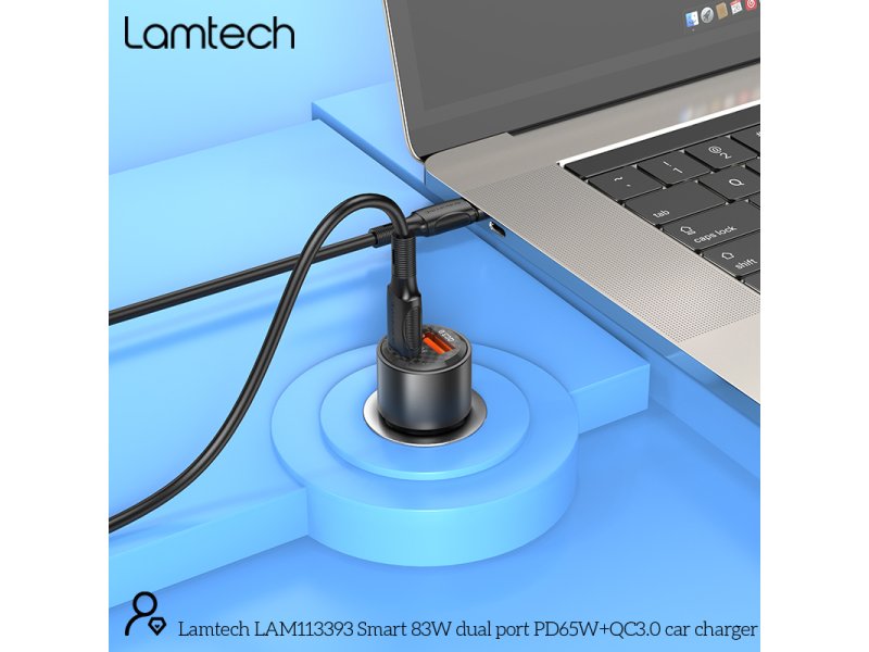 LAMTECH LAM113393 Φορτιστής Αυτοκινήτου με θύρα USB 0041025 LAMTECH LAM113393 Φορτιστής Αυτοκινήτου με θύρα USB 0041025