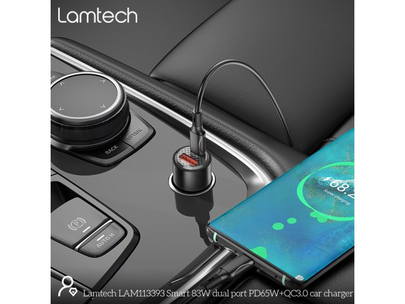 LAMTECH LAM113393 Φορτιστής Αυτοκινήτου με θύρα USB 0041025 LAMTECH LAM113393 Φορτιστής Αυτοκινήτου με θύρα USB 0041025