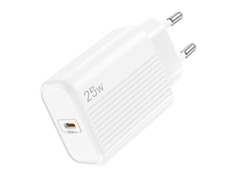 LAMTECH LAM112693 Φορτιστής χωρίς Καλώδιο με θύρα USB-C 25W Power Delivery Whites 0041030 LAMTECH LAM112693 Φορτιστής χωρίς Καλώδιο με θύρα USB-C 25W Power Delivery Whites 0041030
