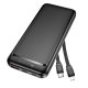 LAMTECH LAM114536 ULTRA-THIN POWERBANK WITH TYPE-C & LIGHTNING CABLES 10000mAh 22.5W BLACK 0041031 LAMTECH LAM114536 ULTRA-THIN POWERBANK WITH TYPE-C & LIGHTNING CABLES 10000mAh 22.5W BLACK 0041031