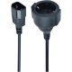 CABLEXPERT PC-SFC14M-01 Schuko Cable 0.15m Black 0041036 CABLEXPERT PC-SFC14M-01 Schuko Cable 0.15m Black 0041036
