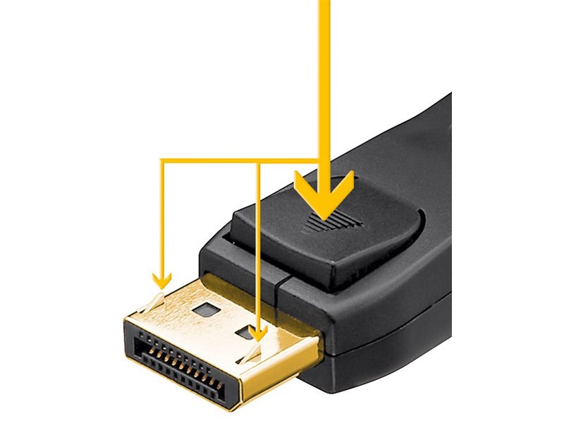 GOOBAY 61699 Cable DisplayPort male - DisplayPort male 5m Μαύρο 0041064 GOOBAY 61699 Cable DisplayPort male - DisplayPort male 5m Μαύρο 0041064