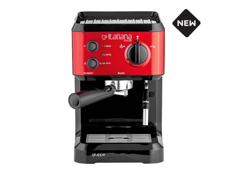 GRUPPE CM4677E-GS Italiana Plus Μηχανή Espresso Κόκκινο 0041069 GRUPPE CM4677E-GS Italiana Plus Μηχανή Espresso Κόκκινο 0041069