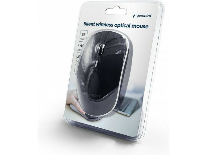 GEMBIRD MUSW-4BS-01 Ασύρματο Ποντίκι Μαύρο 0041070 GEMBIRD MUSW-4BS-01 Ασύρματο Ποντίκι Μαύρο 0041070