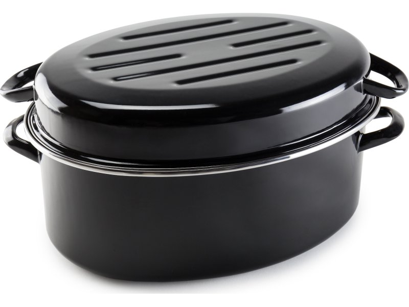 ROLLER 40026 Γάστρα Φούρνου Εμαγιέ 38cm Οβάλ με Καπάκι 0041073 ROLLER 40026 Γάστρα Φούρνου Εμαγιέ 38cm Οβάλ με Καπάκι 0041073