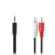NEDIS CAGB22200BK10 Καλώδιο ήχου 3.5mm Stereo αρσ. - 2x RCA αρσ., 1.00m 0041080 NEDIS CAGB22200BK10 Καλώδιο ήχου 3.5mm Stereo αρσ. - 2x RCA αρσ., 1.00m 0041080