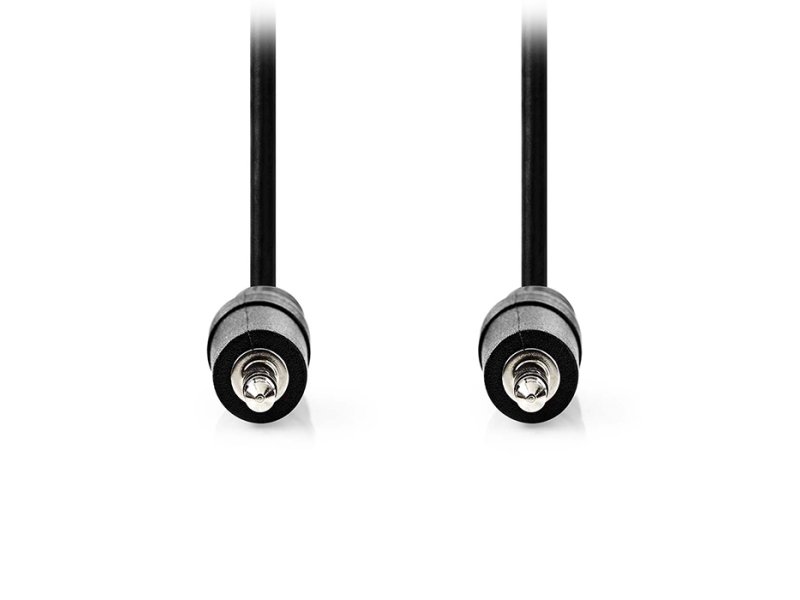 NEDIS CAGL22000BK20 Καλώδιο ήχου 3,5mm αρσ. Stereo - 3,5mm αρσ. Stereo, 2.00m Μαύρο 0041082 NEDIS CAGL22000BK20 Καλώδιο ήχου 3,5mm αρσ. Stereo - 3,5mm αρσ. Stereo, 2.00m Μαύρο 0041082