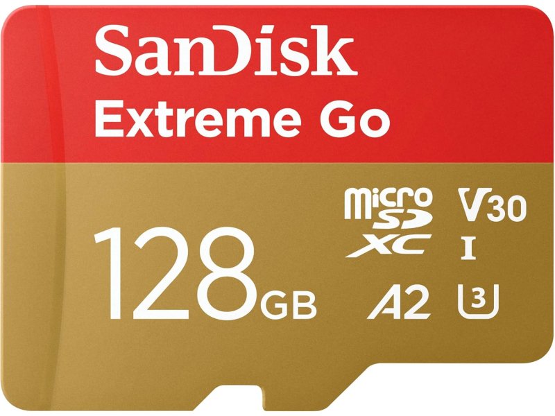 SanDisk 128GB Extreme Go Micro SDXC Card (for Android Smartphones and Tablets, Action Cams, Drones, etc) 0041097 SanDisk 128GB Extreme Go Micro SDXC Card (for Android Smartphones and Tablets, Action Cams, Drones, etc) 0041097