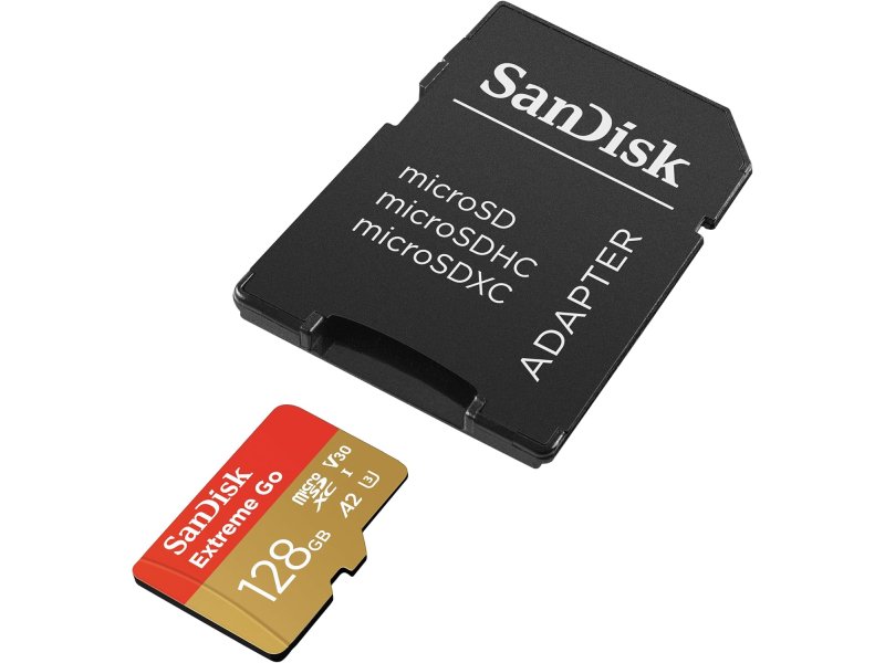 SanDisk 128GB Extreme Go Micro SDXC Card (for Android Smartphones and Tablets, Action Cams, Drones, etc) 0041097 SanDisk 128GB Extreme Go Micro SDXC Card (for Android Smartphones and Tablets, Action Cams, Drones, etc) 0041097