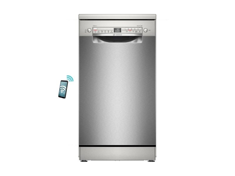 BOSCH SPS2HKI58E Ελεύθερο Πλυντήριο Πιάτων με Wi-Fi για 10 Σερβίτσια Π45xY84.5εκ. Inox 0041119 BOSCH SPS2HKI58E Ελεύθερο Πλυντήριο Πιάτων με Wi-Fi για 10 Σερβίτσια Π45xY84.5εκ. Inox 0041119