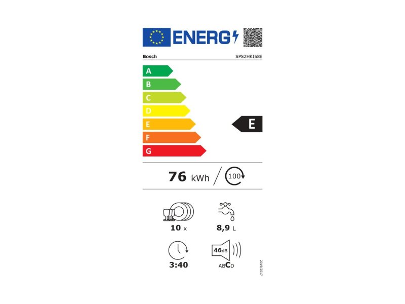 BOSCH SPS2HKI58E Ελεύθερο Πλυντήριο Πιάτων με Wi-Fi για 10 Σερβίτσια Π45xY84.5εκ. Inox 0041119 BOSCH SPS2HKI58E Ελεύθερο Πλυντήριο Πιάτων με Wi-Fi για 10 Σερβίτσια Π45xY84.5εκ. Inox 0041119