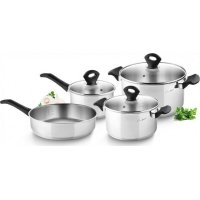 LAMART LT1110 Perfect Σετ Μαγειρικά Σκεύη από Ανοξείδωτο Ατσάλι Ασημί 3τμχ 0041138